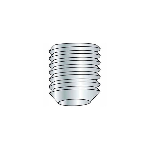 Titan Fasteners M6 x 1.0 x 25mm Cup Point Socket Set Screw - Steel - Black Oxide - DIN 125B - 45H - Pkg of 100 CCC06025 - main